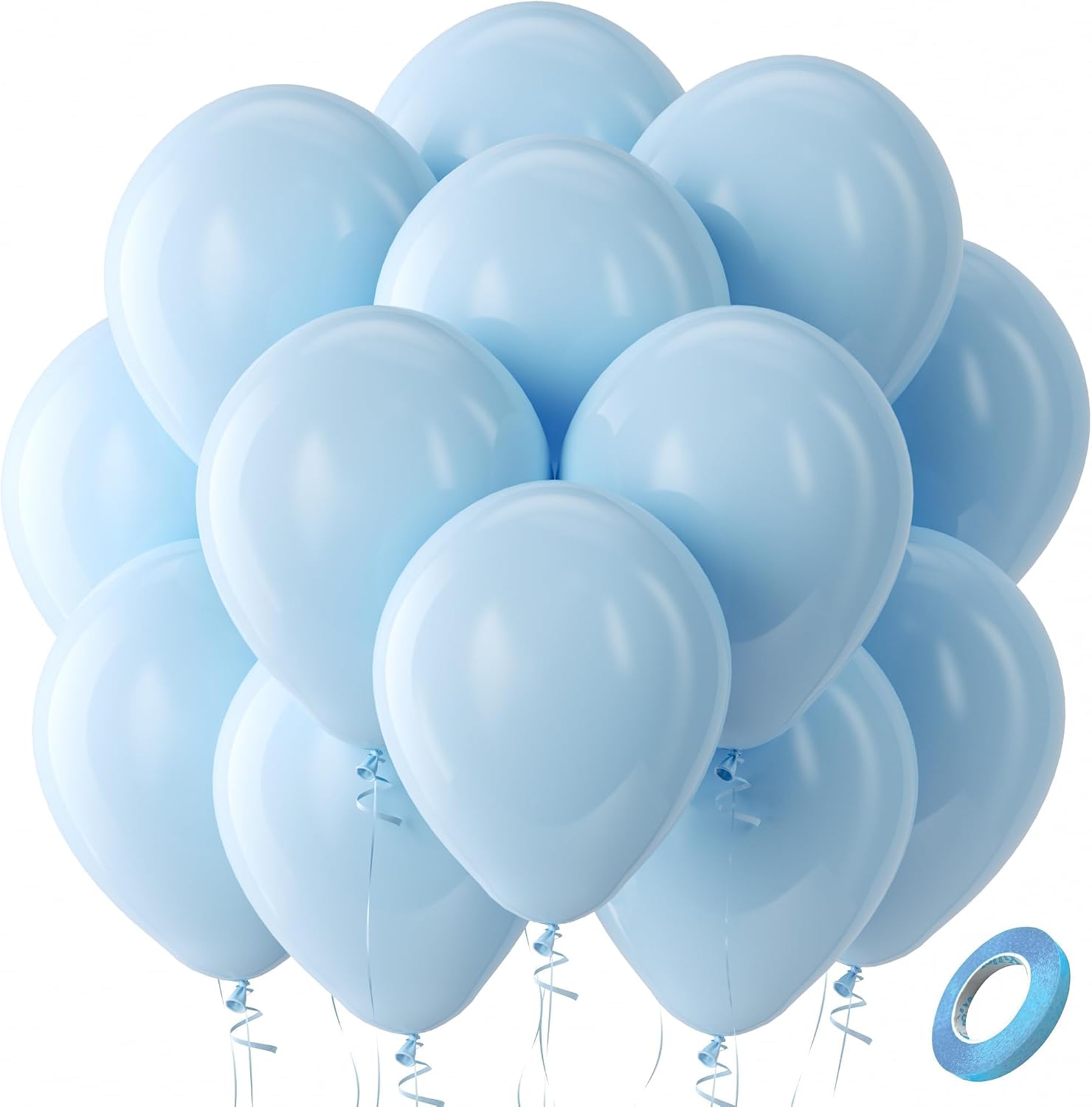 Bezente Assorted Latex Rainbow Balloons 100 Pack 12 inch - Image 57