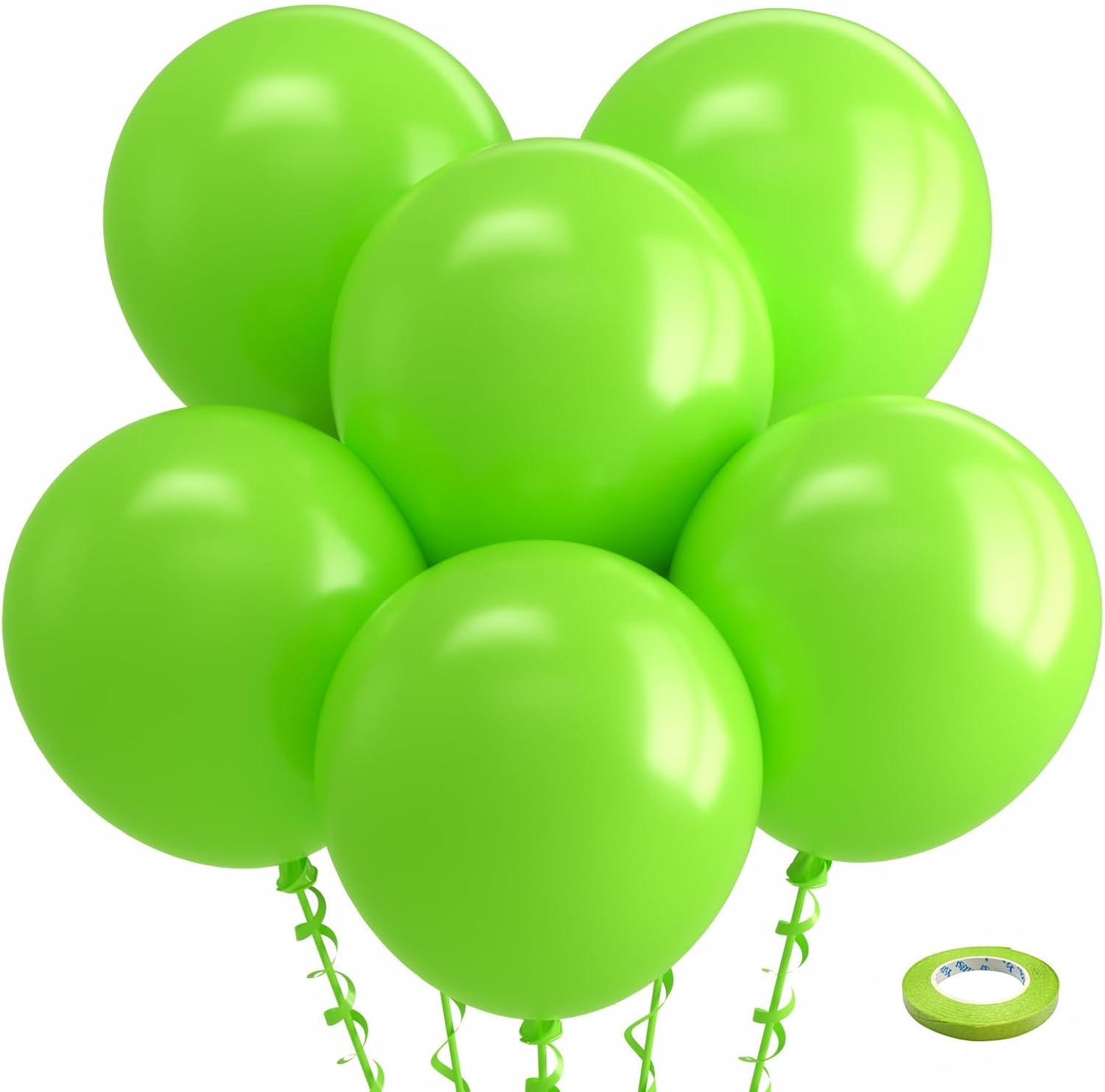 Bezente Assorted Latex Rainbow Balloons 100 Pack 12 inch - Image 192