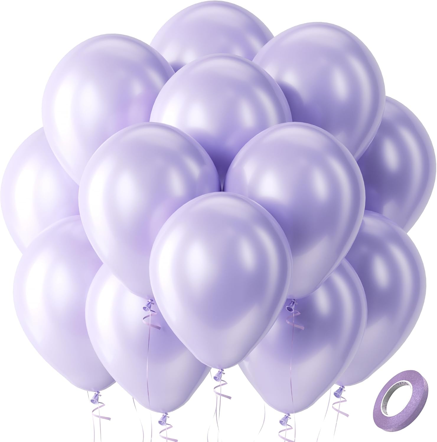 Bezente Assorted Latex Rainbow Balloons 100 Pack 12 inch - Image 125