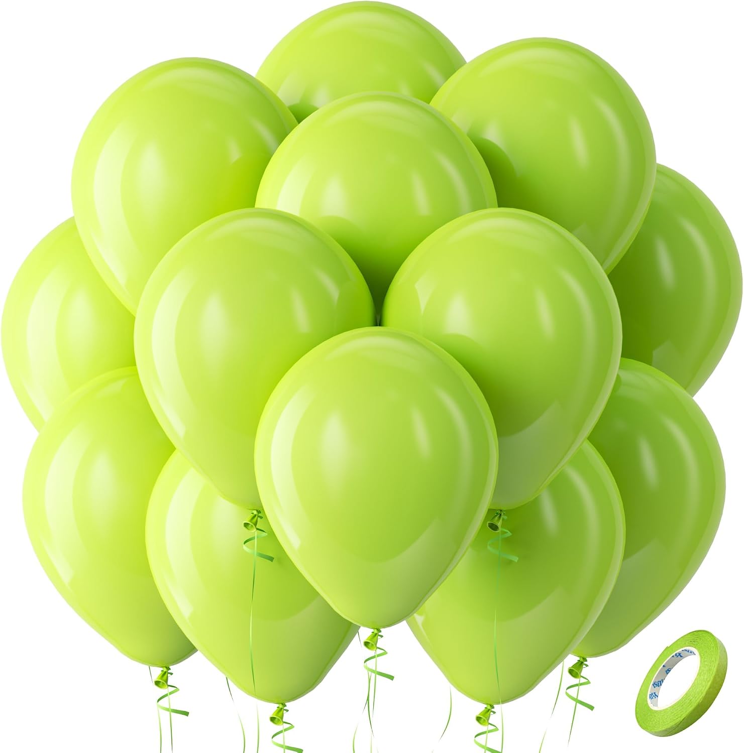 Bezente Assorted Latex Rainbow Balloons 100 Pack 12 inch - Image 49