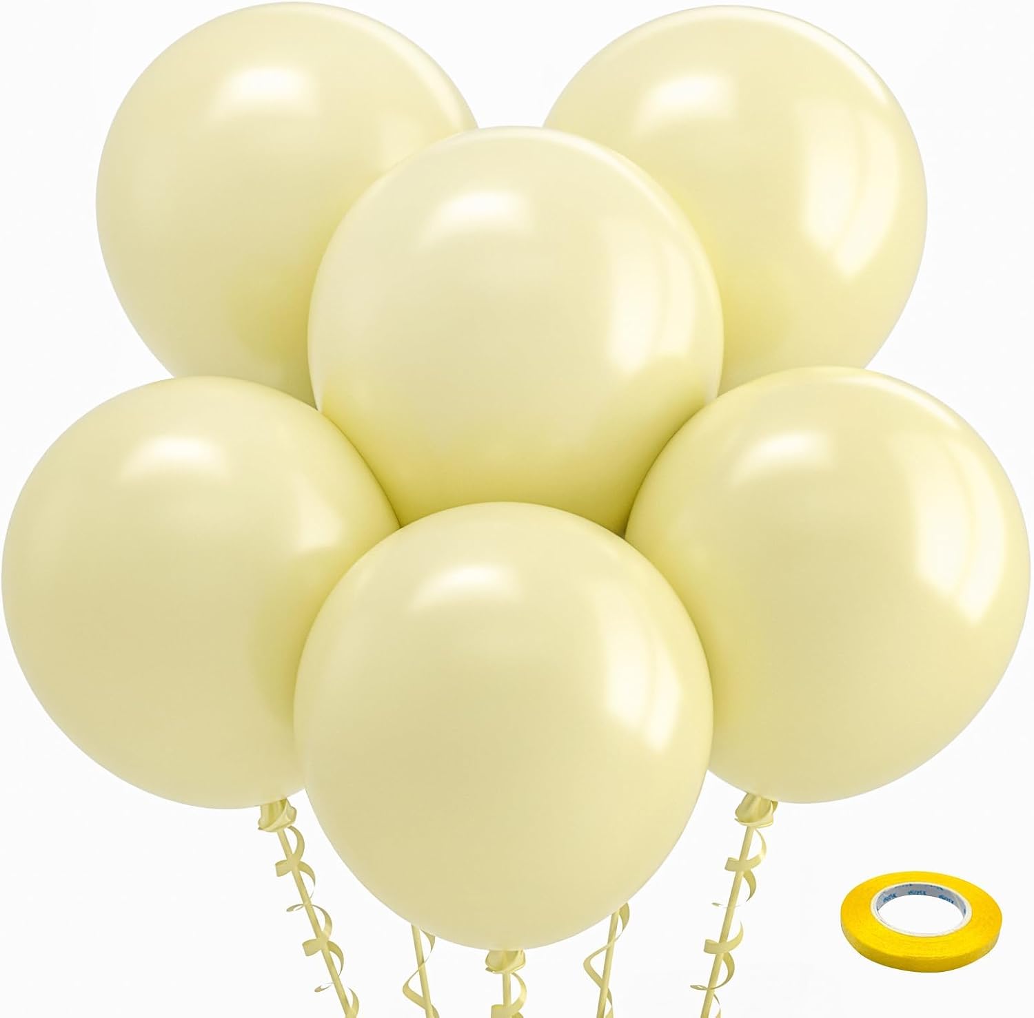 Bezente Assorted Latex Rainbow Balloons 100 Pack 12 inch - Image 216