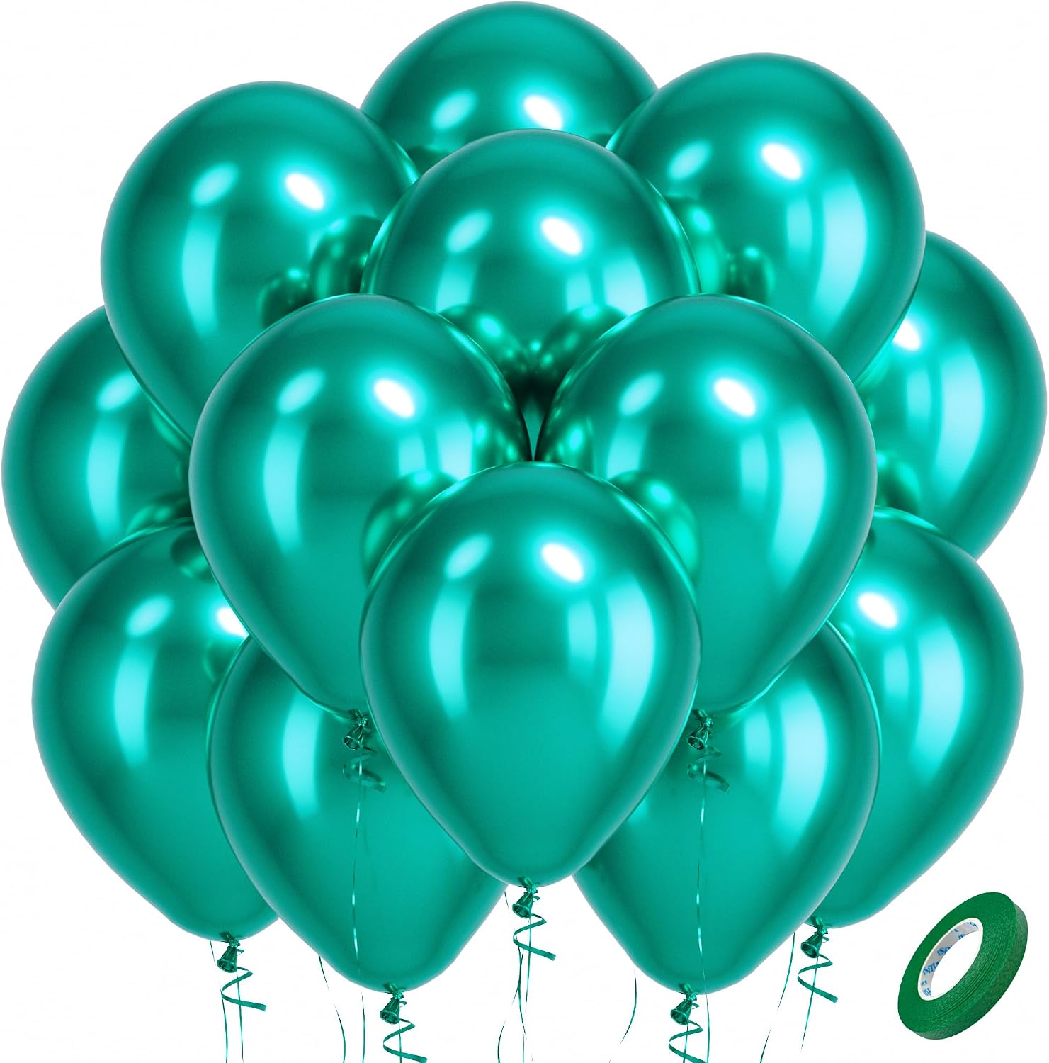 Bezente Assorted Latex Rainbow Balloons 100 Pack 12 inch - Image 235