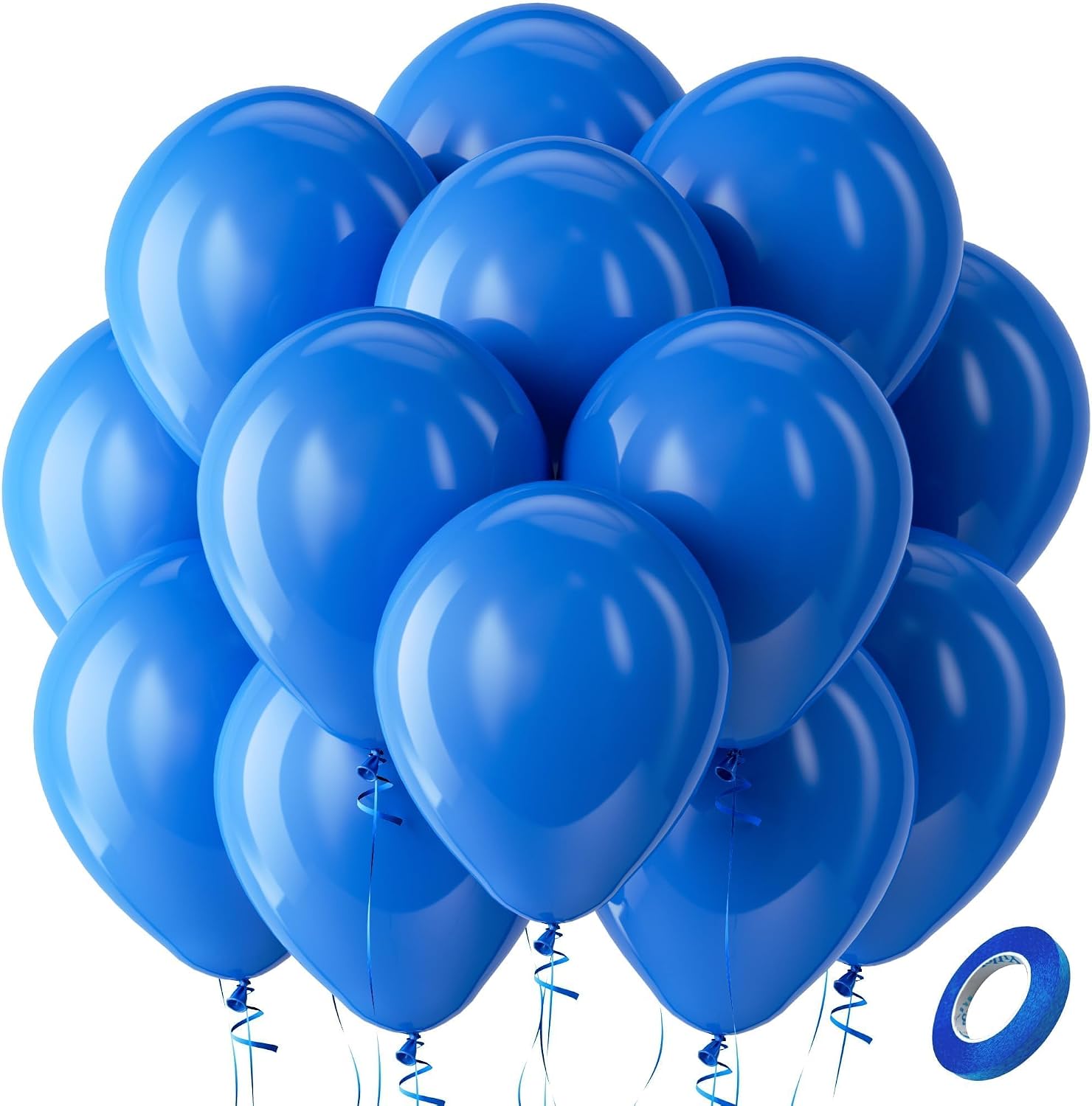 Bezente Assorted Latex Rainbow Balloons 100 Pack 12 inch - Image 42