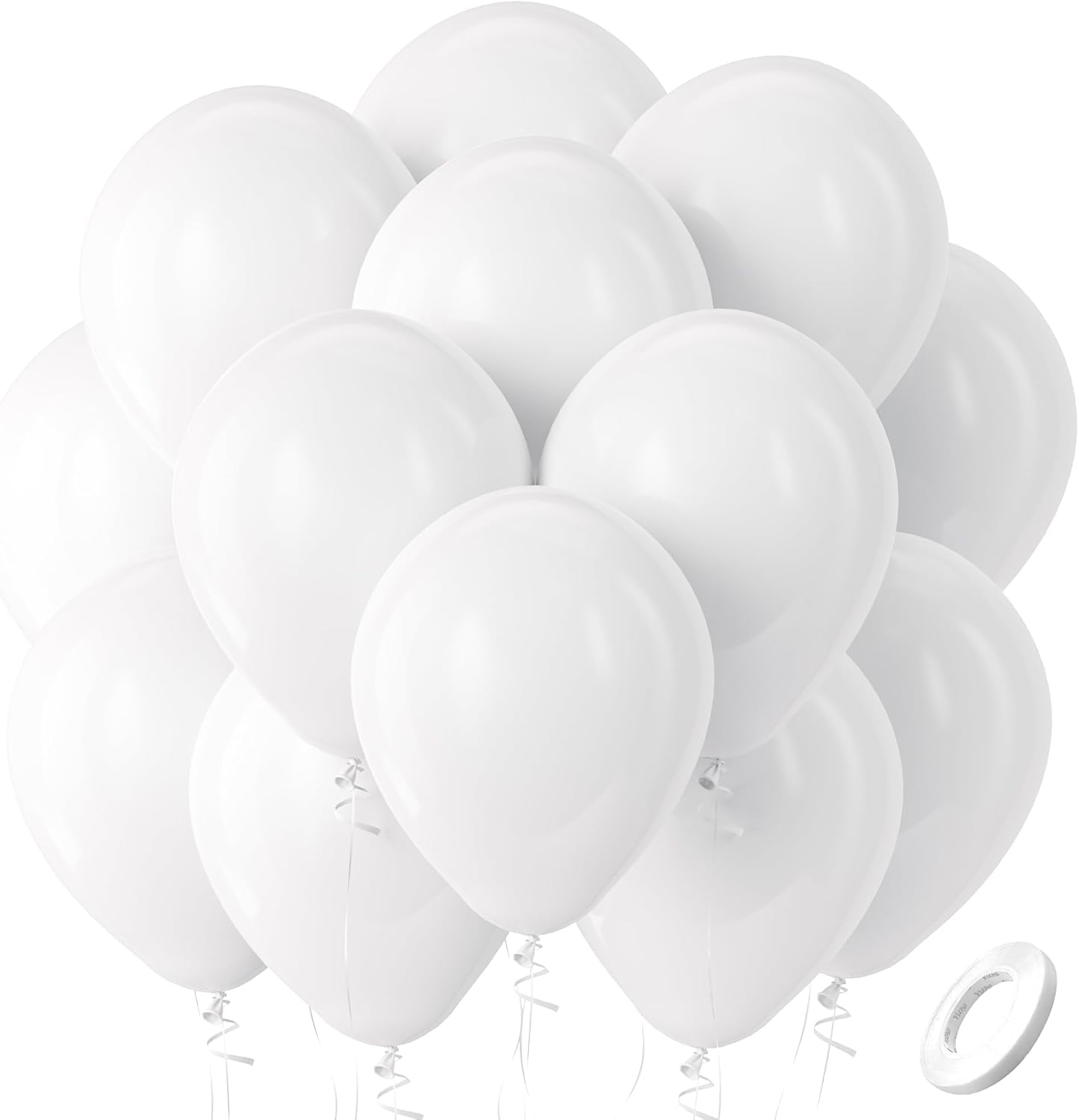 Bezente Assorted Latex Rainbow Balloons 100 Pack 12 inch - Image 215