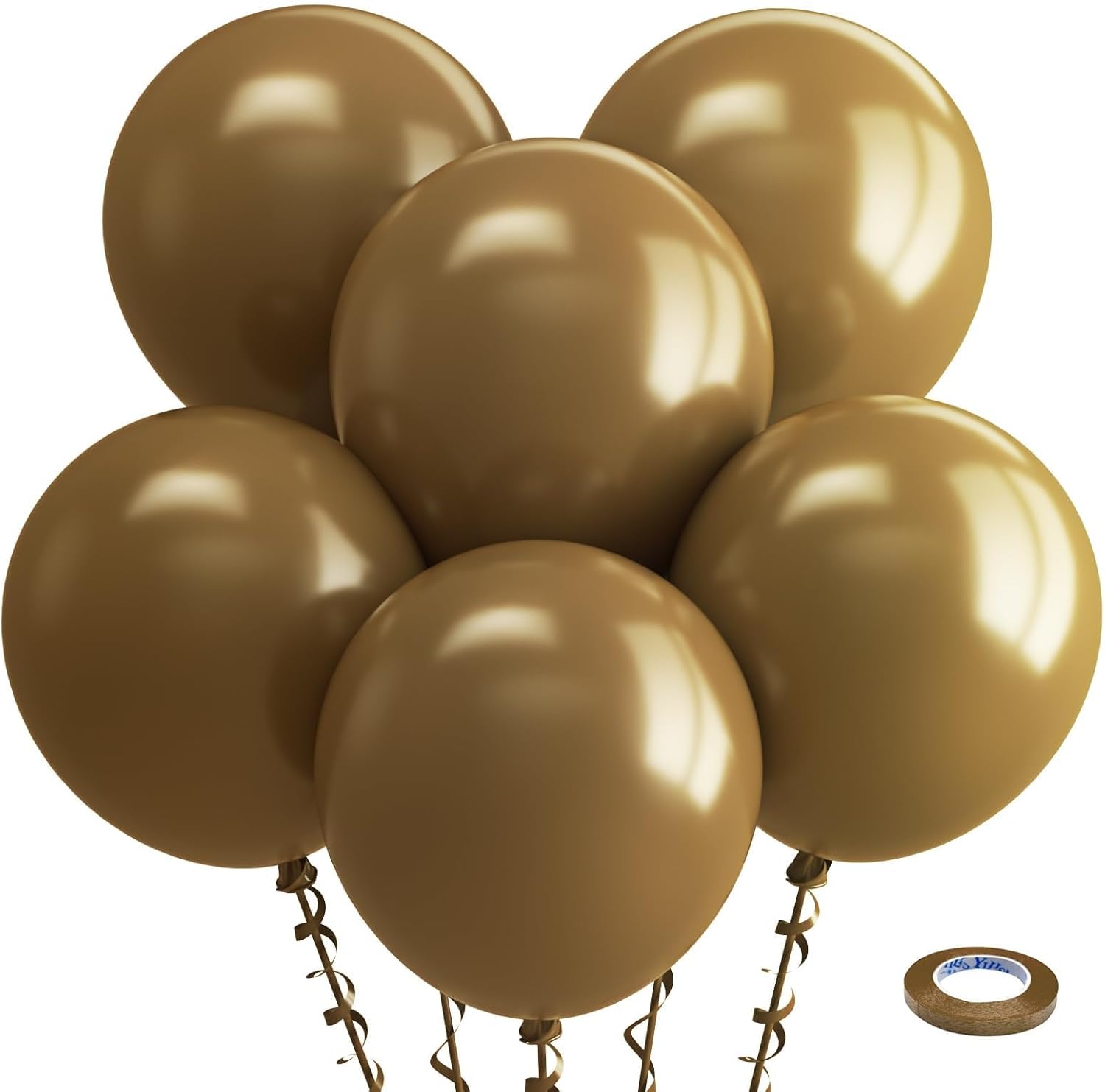 Bezente Assorted Latex Rainbow Balloons 100 Pack 12 inch - Image 136