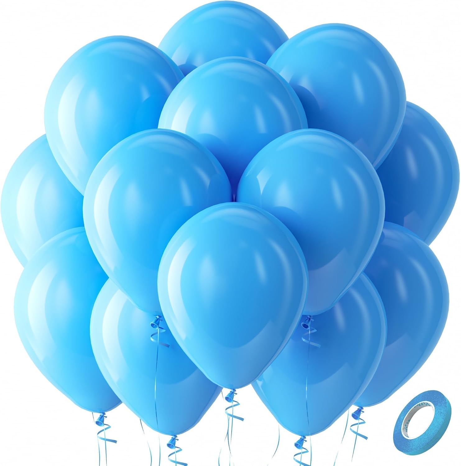 Bezente Assorted Latex Rainbow Balloons 100 Pack 12 inch - Image 20