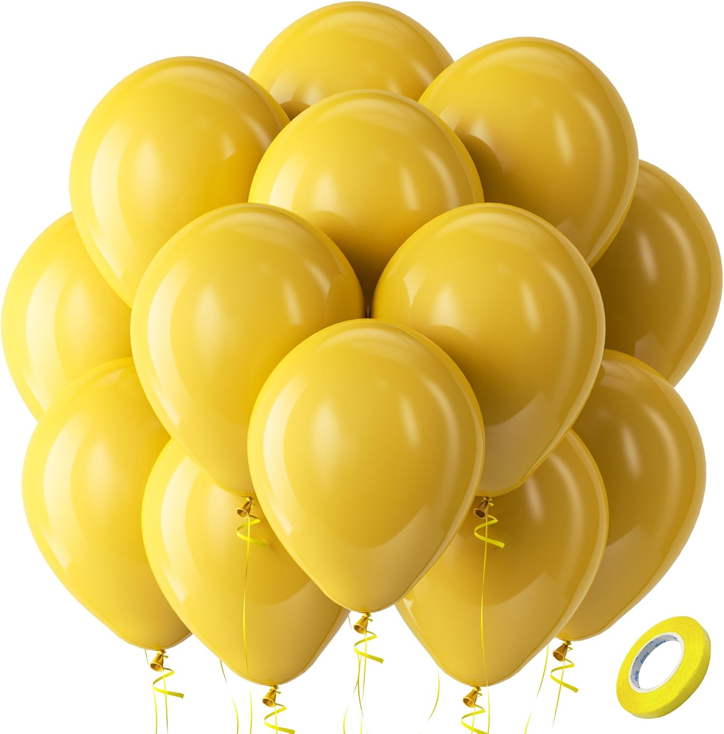 Bezente Assorted Latex Rainbow Balloons 100 Pack 12 inch - Image 74