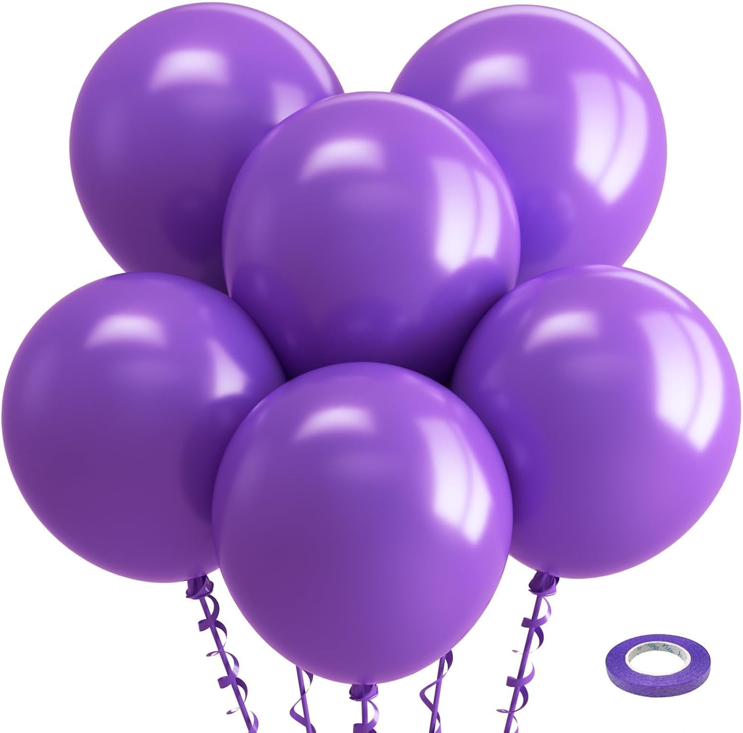 Bezente Assorted Latex Rainbow Balloons 100 Pack 12 inch - Image 62
