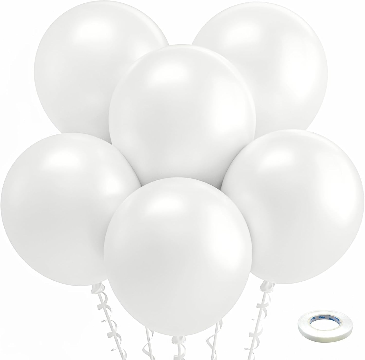 Bezente Assorted Latex Rainbow Balloons 100 Pack 12 inch - Image 144