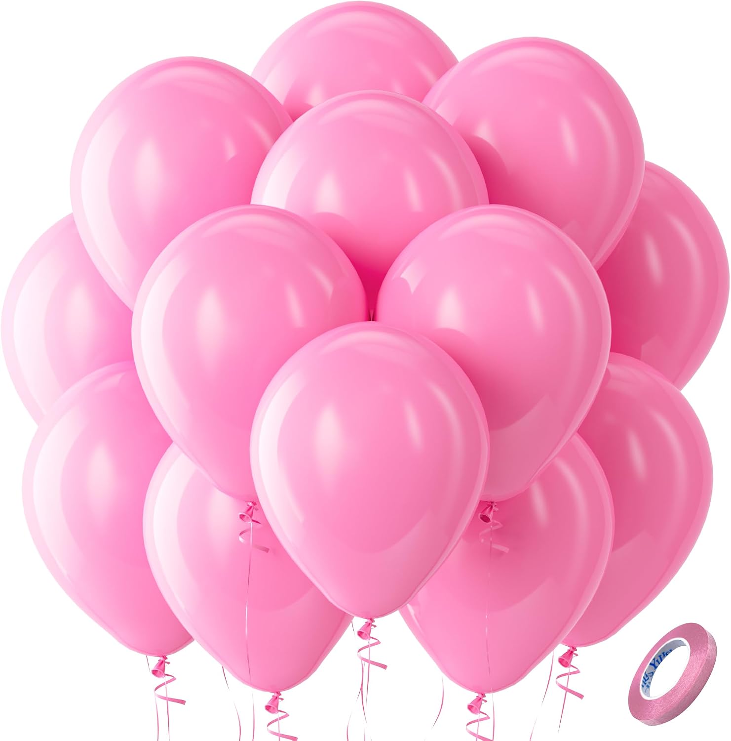Bezente Assorted Latex Rainbow Balloons 100 Pack 12 inch - Image 213
