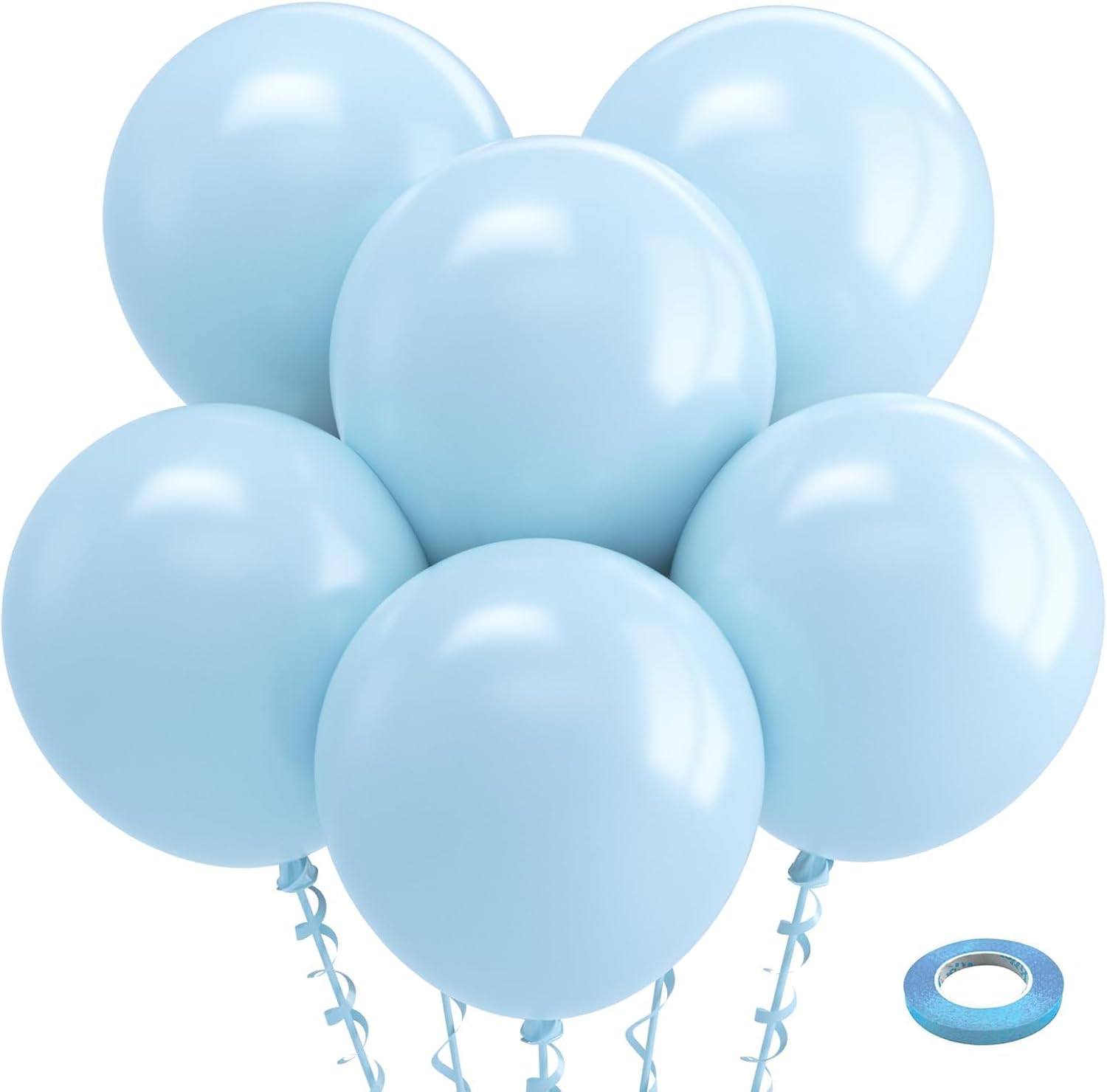 Bezente Assorted Latex Rainbow Balloons 100 Pack 12 inch - Image 56