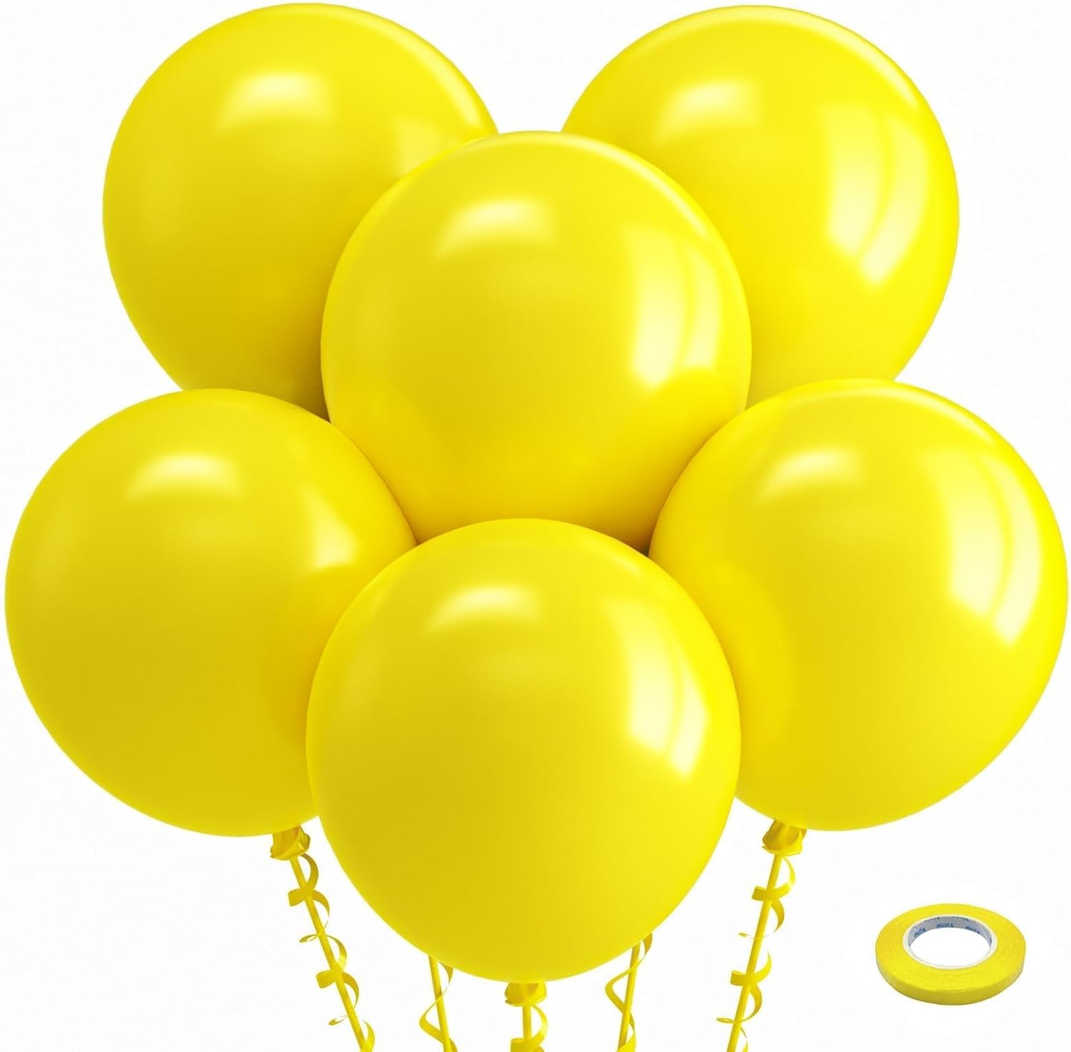 Bezente Assorted Latex Rainbow Balloons 100 Pack 12 inch - Image 38