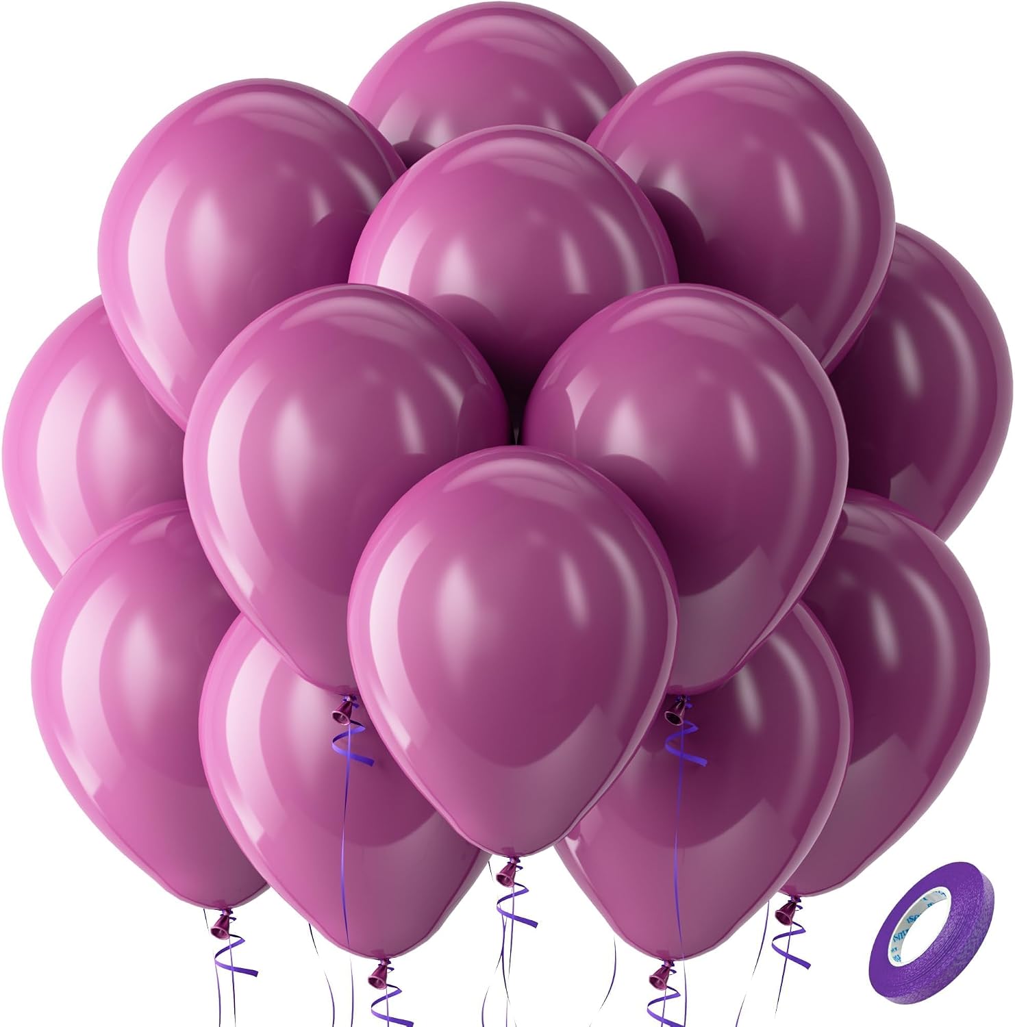 Bezente Assorted Latex Rainbow Balloons 100 Pack 12 inch - Image 75
