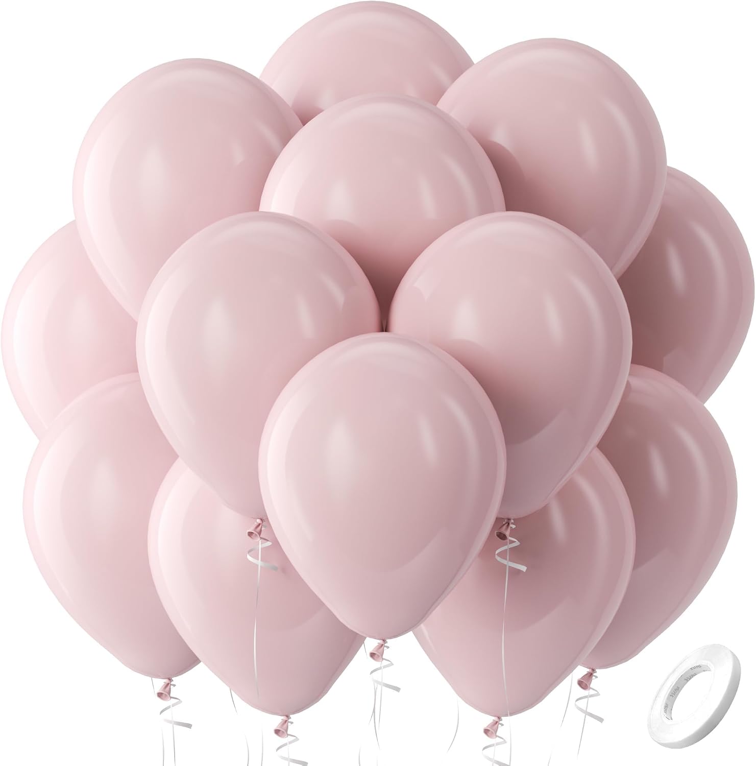 Bezente Assorted Latex Rainbow Balloons 100 Pack 12 inch - Image 178