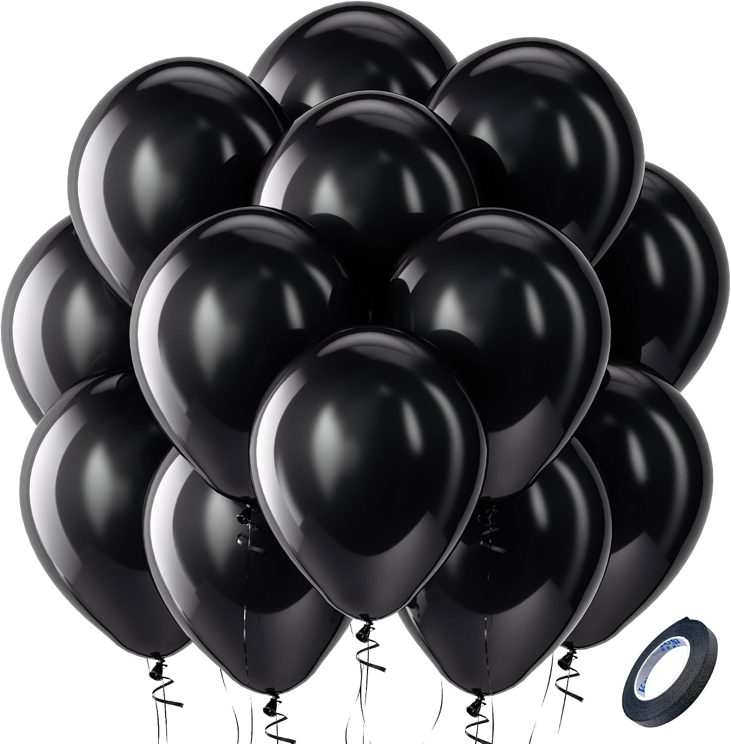 Bezente Assorted Latex Rainbow Balloons 100 Pack 12 inch - Image 94