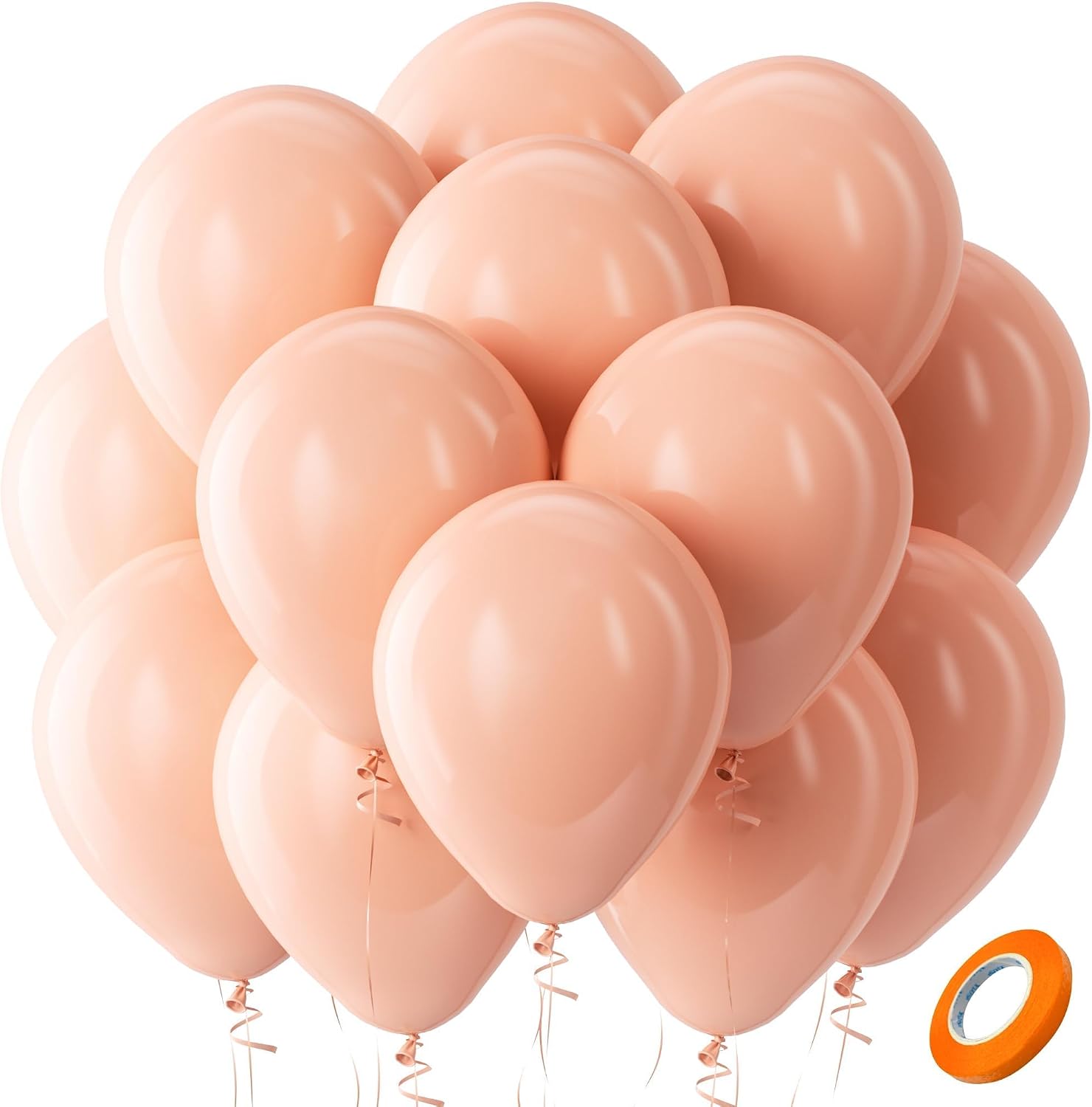 Bezente Assorted Latex Rainbow Balloons 100 Pack 12 inch - Image 96