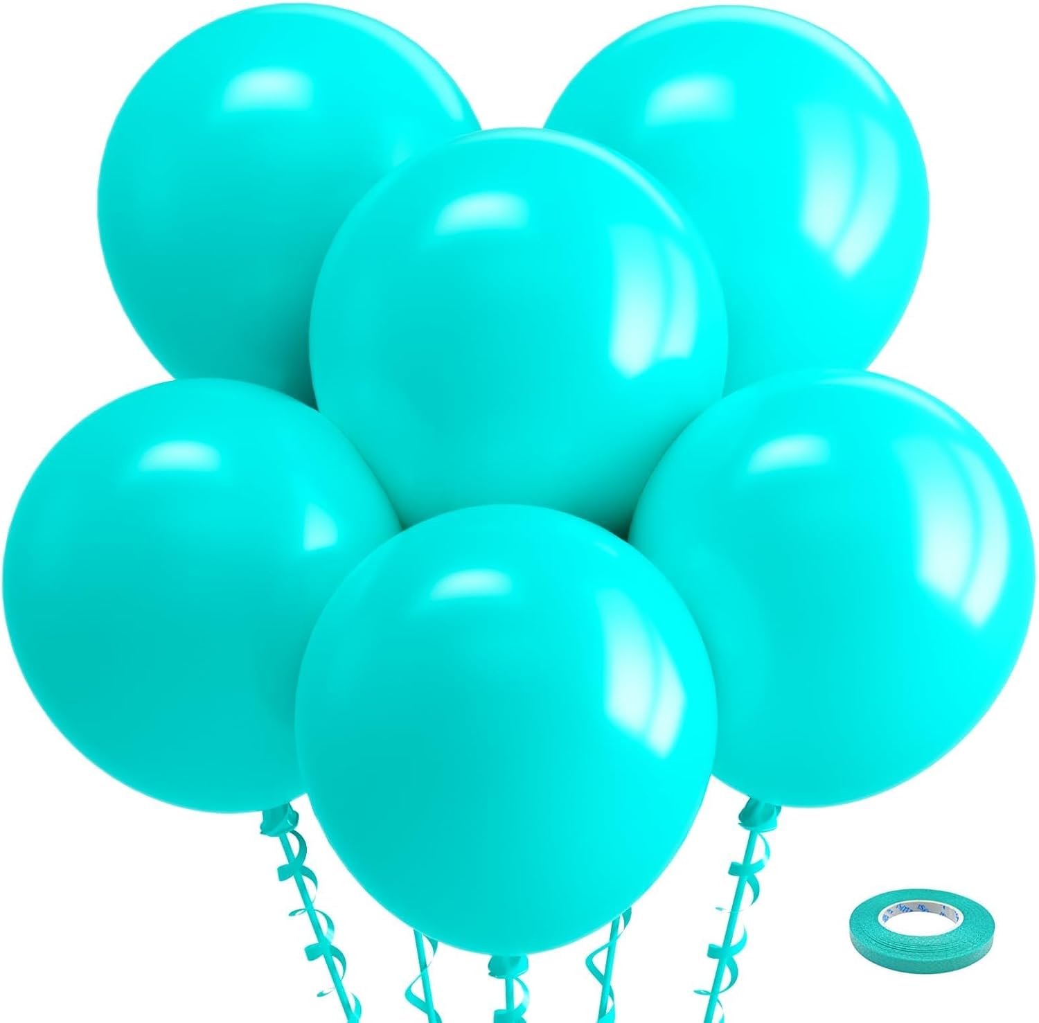 Bezente Assorted Latex Rainbow Balloons 100 Pack 12 inch - Image 88