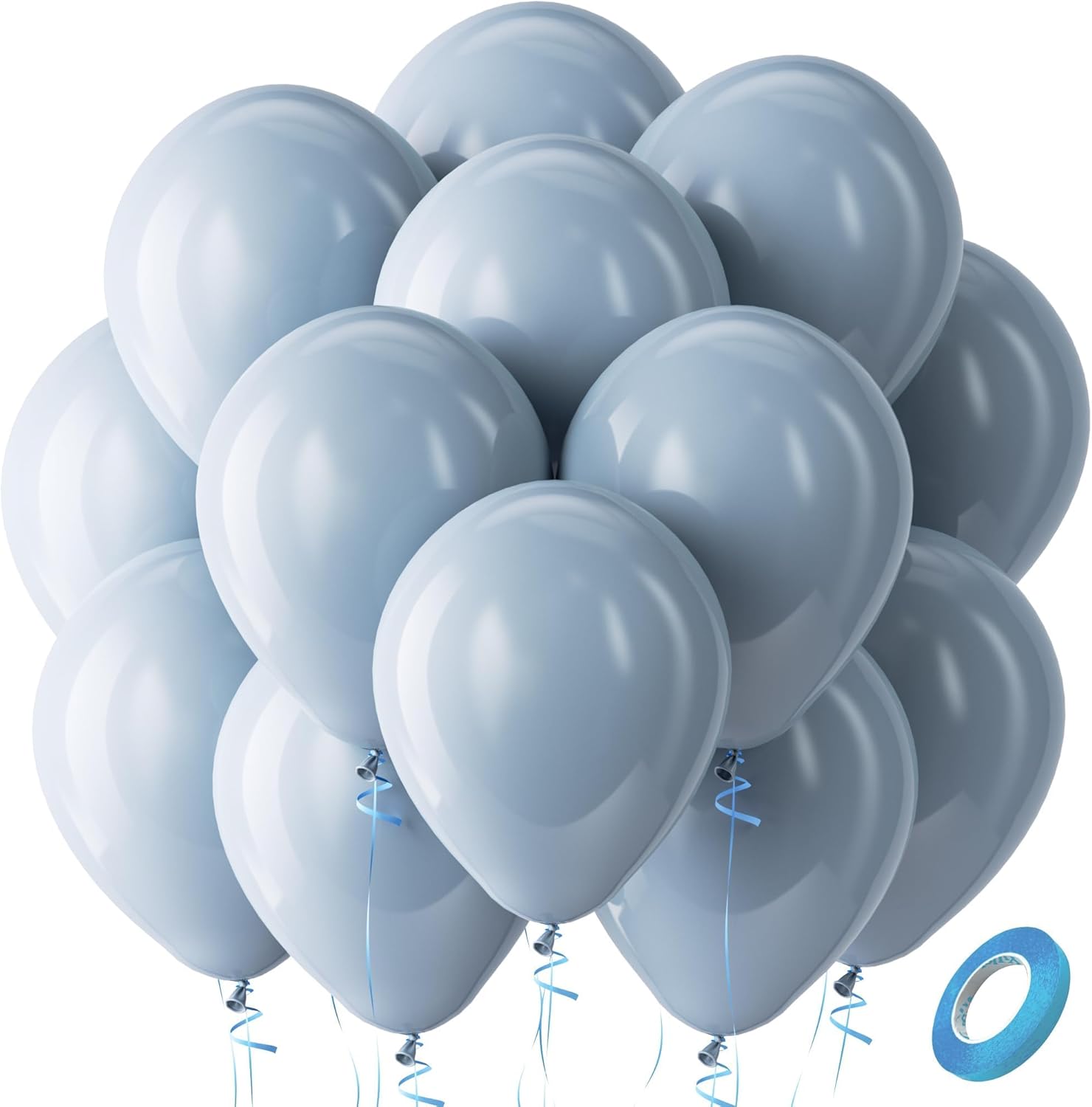 Bezente Assorted Latex Rainbow Balloons 100 Pack 12 inch - Image 45