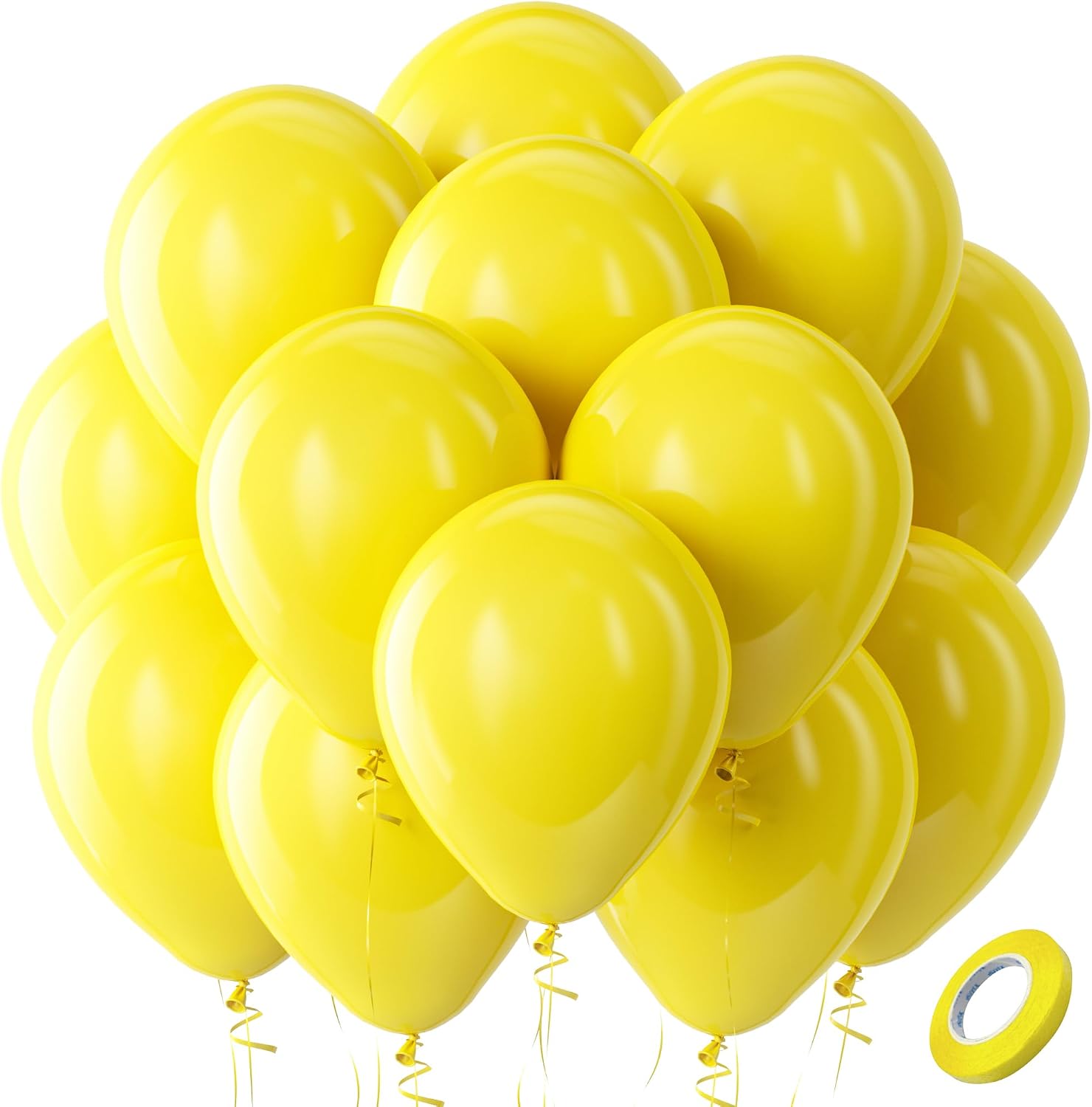 Bezente Assorted Latex Rainbow Balloons 100 Pack 12 inch - Image 115