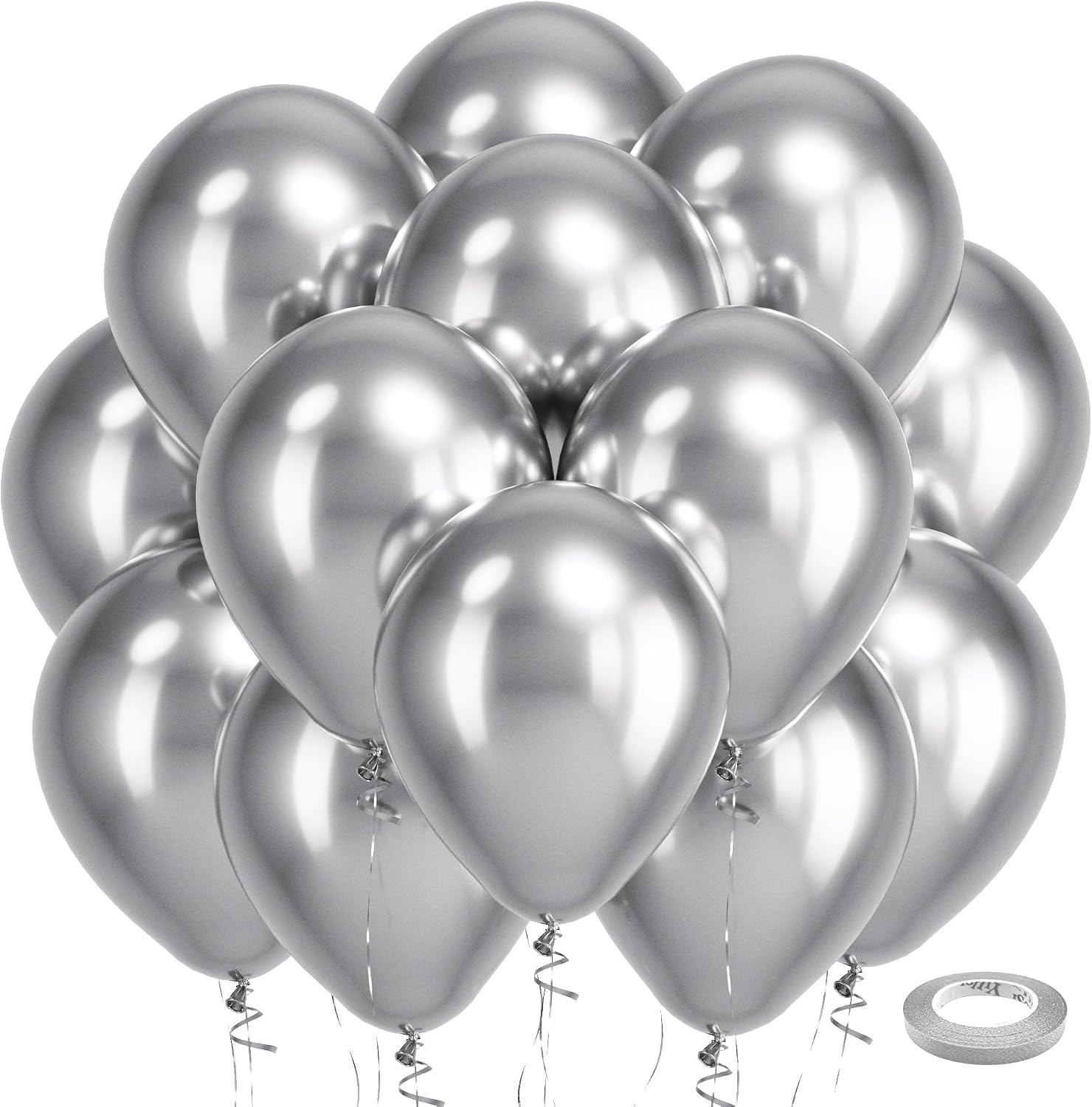 Bezente Assorted Latex Rainbow Balloons 100 Pack 12 inch - Image 172