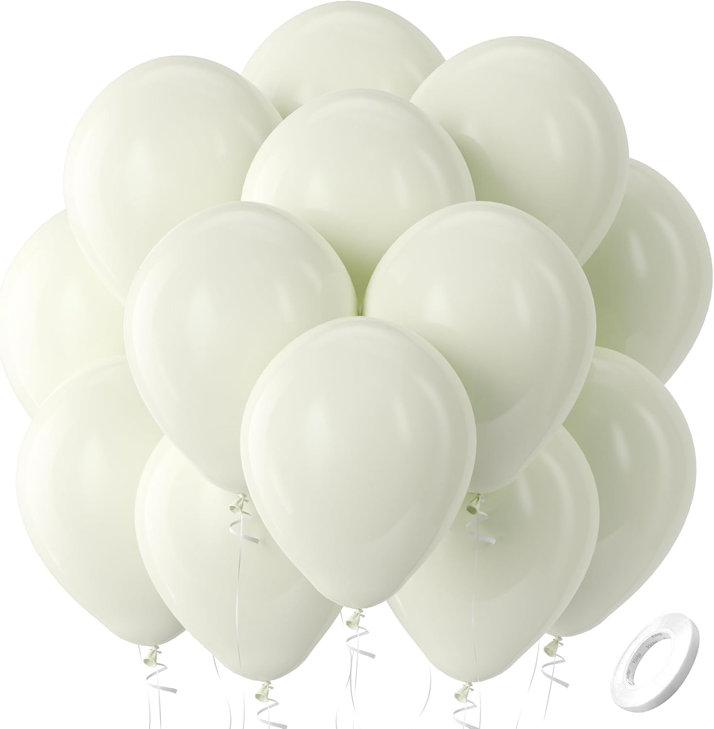 Bezente Assorted Latex Rainbow Balloons 100 Pack 12 inch - Image 203