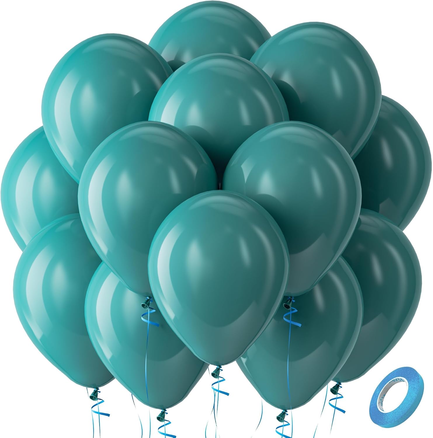 Bezente Assorted Latex Rainbow Balloons 100 Pack 12 inch - Image 81