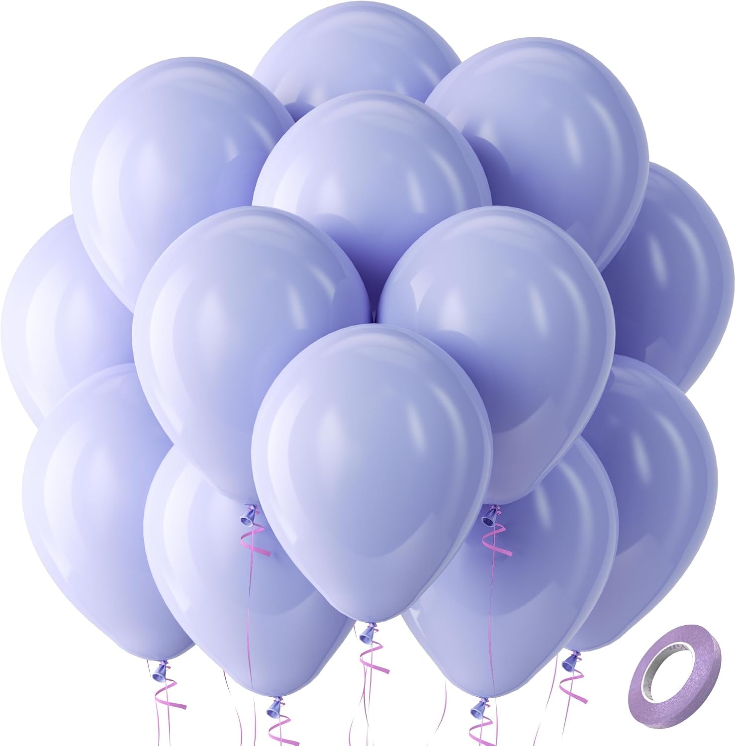 Bezente Assorted Latex Rainbow Balloons 100 Pack 12 inch - Image 105