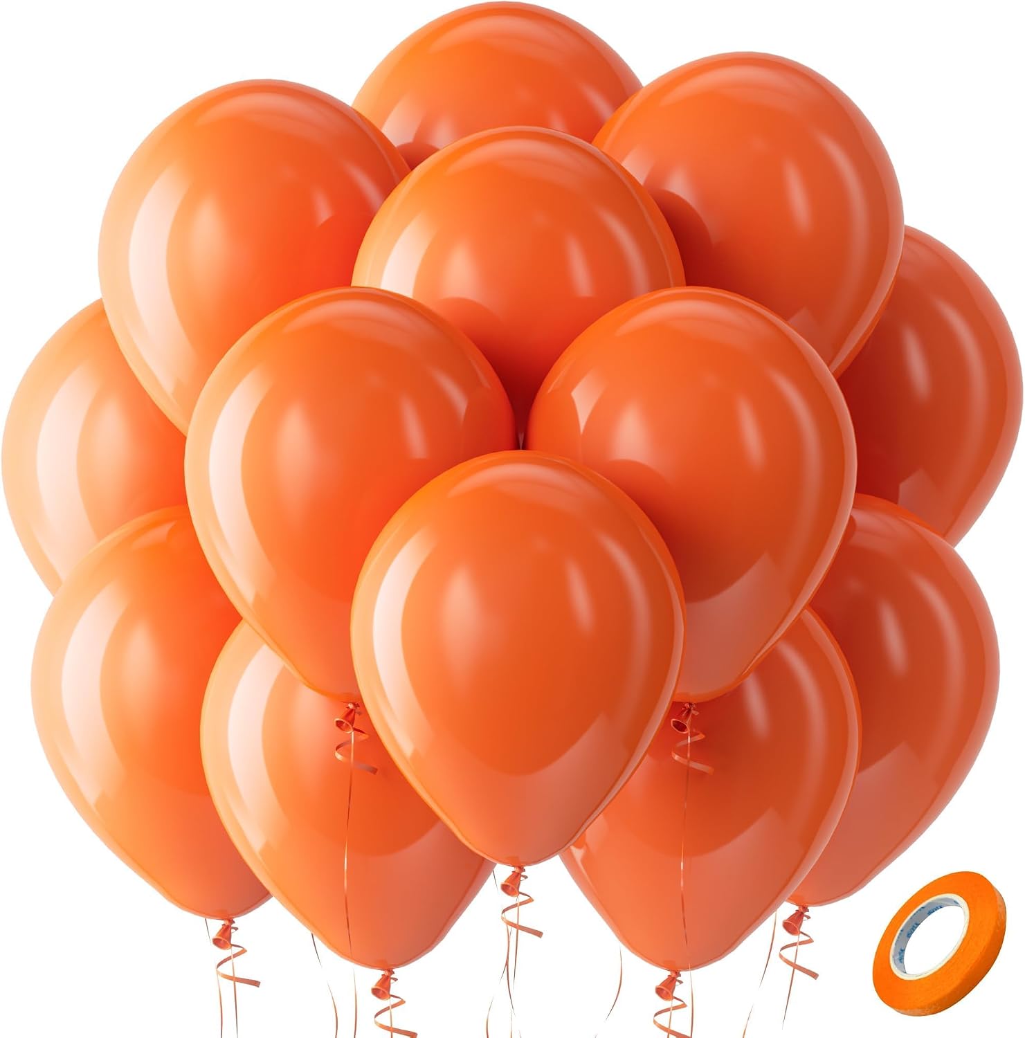Bezente Assorted Latex Rainbow Balloons 100 Pack 12 inch - Image 152