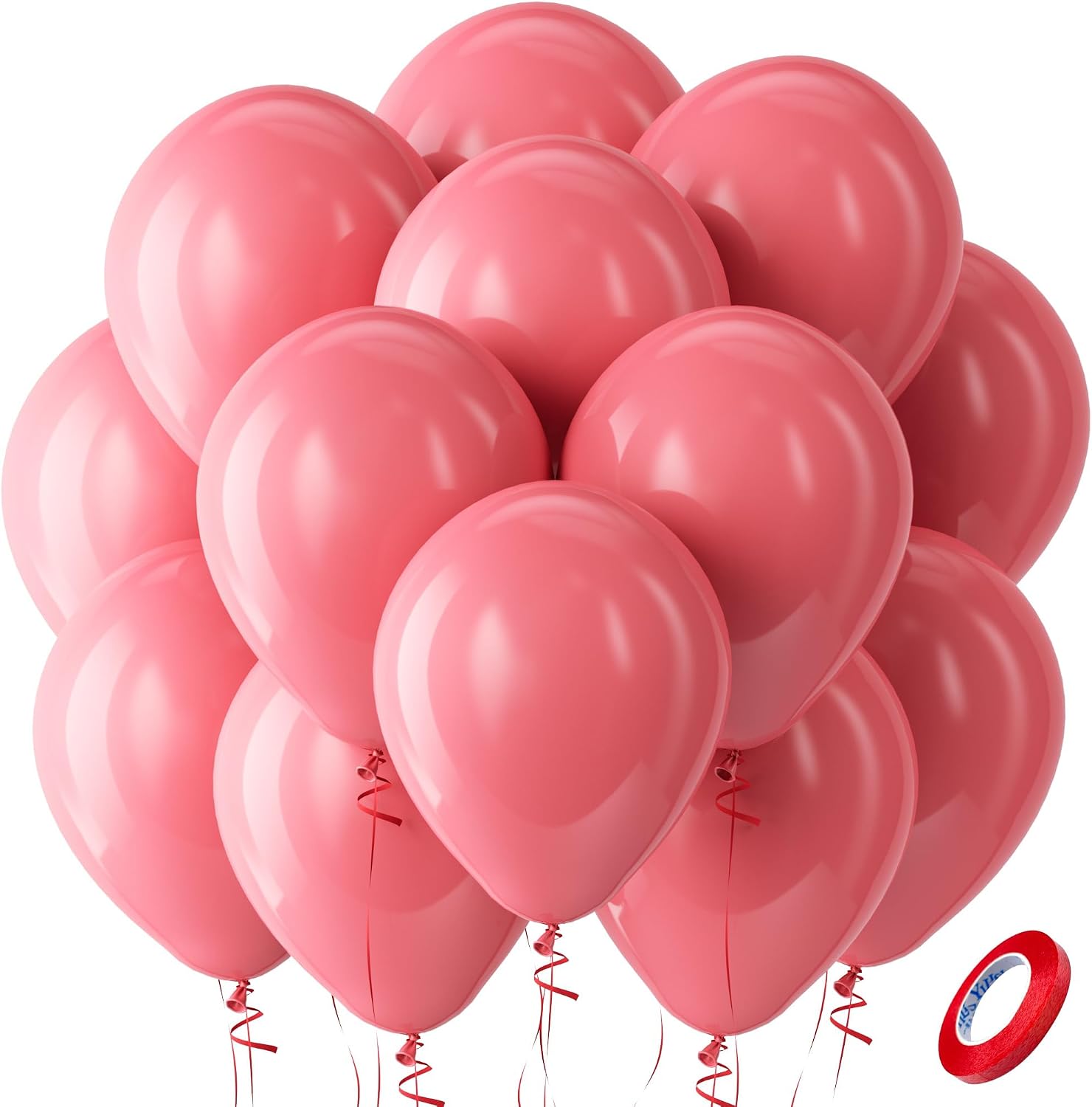 Bezente Assorted Latex Rainbow Balloons 100 Pack 12 inch - Image 108